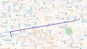 Oxford Circus to Tottenham Court Road [Tour Map]